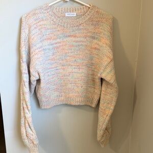 vestique Pastel Marled Crewneck Sweater